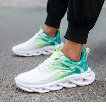 2024 Профессиональные кроссовки для бега для мужчин Легкие мужские дизайнерские сетчатые кроссовки на шнуровке Мужские кроссовки для спорта на открытом воздухе для тенниса 39 чёрный