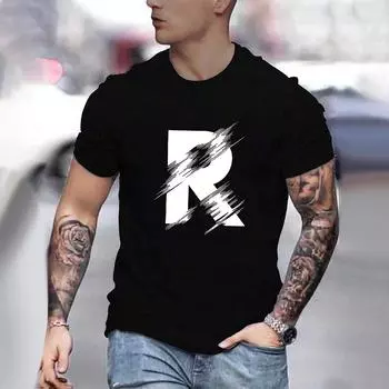 2024 Простая однотонная мягкая футболка с круглым вырезом для мужчин, большой размер, свободные футболки с коротким рукавом, повседневные мужские топы, футболки, одежда S