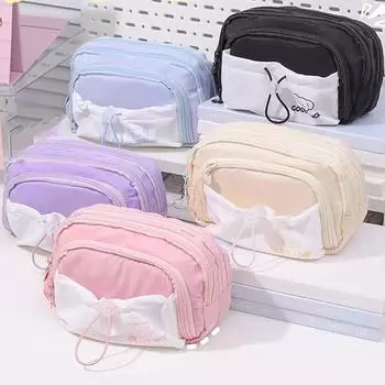 2024 Простой 5-слойный пенал большой емкости пенал школьные принадлежности пенал канцелярские принадлежности пенал подарок на день рождения синий