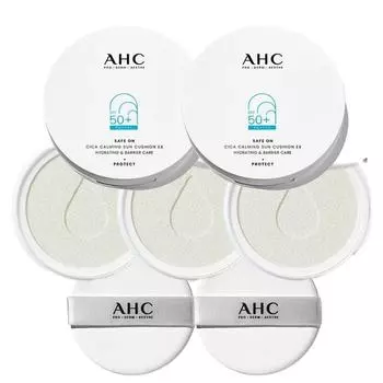 [2024 Renewal] AHC Cica Calming Sun Cushion Basic Composition (2 main products + 3 refills), single attribute