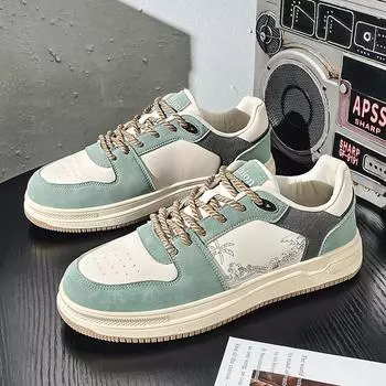 2024 Ретро Низкие мужские кроссовки Модные принтованные мужские повседневные туфли Дизайнерские парусиновые кроссовки мужские Большой размер 47 zapatillas hombre 47