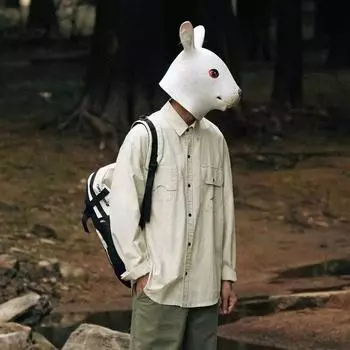 2024 Retro Shirt Men s Summer Wear Hong Kong Style Student Loose Niche Design Fun New Men s Shirt Outer Wear M абрикосовый