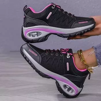 2024 Роскошная обувь для женщин Модные кроссовки для активного отдыха Противоскользящие походные легкие повседневные туфли на платформе для походов и тенниса Вулканизированные туфли 38