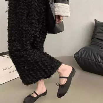 2024 Роскошные кружевные балетки из атласного шелка с завязками на ногах, женские балетки с квадратным носком и бантом на резинке, женские свадебные туфли с цветочным принтом 35 розовый