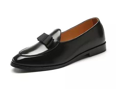 2024 Роскошные мужские лоферы, повседневные мужские туфли с острым носком в стиле ретро, вечерние модельные туфли, мужские кожаные туфли на плоской подошве 38 красный