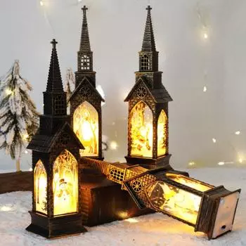 2024 Рождественский светодиодный ночник Санта-Клаус Снеговик Фонарь Лампа Настольное украшение Рождественское украшение для дома Рождественские подарки