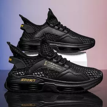 2024 sandals men s summer hollow breathable mesh shoes non-slip versatile fashion foreign style men s shoes travel hiking shoes 39