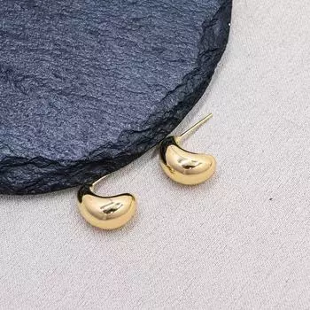 2024 Серьги в стиле ретро в Европе и Америке: Простой, стройнящий, индивидуальный корейский стиль для круглых лиц TE01182