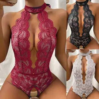 2024 Sexy Lingerie For Women Printed Knit Pornographic Transparent Underwear Body Goods For Adults Sexyshop Erotic Accessories S