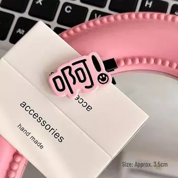 2024 Симпатичная личность студента Утконос клип: Забавные текстовые заколки для челок на бок для девочек