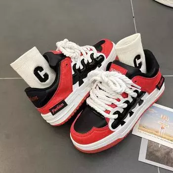 2024 сливовые повседневные туфли без шнуровки в винтажном стиле для пар 36 чёрный