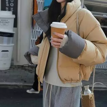 2024 Small White Duck Down Jacket Women s Short Fashion Versatile Winter Jacket S recommends 90-60kg