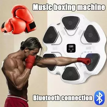 2024 Smart Music Boxing Machine Adult/Children Sports LED Luminous Boxing Bag Relaxation Response Training Sandbag Punching Bag