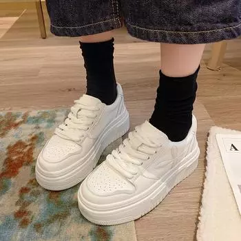2024 Sports Shoes for Women New Casual Fashion Comfortable Breathable Women s Vulcanized Sports Walking Running Thick Sole Shoes 35
