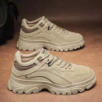 2024 Spring and Autumn Men s New Tall Thick Sole Running and Sports Shoes Fashion Trend Versatile Casual Shoes sneakers men 3.5