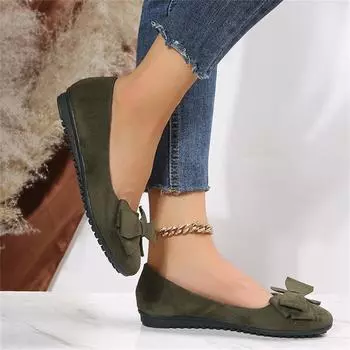 2024 Spring and Autumn New Casual Outer Wear Light Mouth Single Shoes Women s Fashion Outer Wear Lazy One Pedal Butterfly Single Shoes Women 35 бордовый