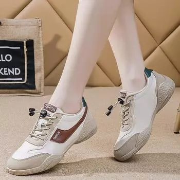 Весна и осень 2024 года. Новая универсальная модная женская повседневная обувь. Удобная легкая обувь для бега и спорта. 35