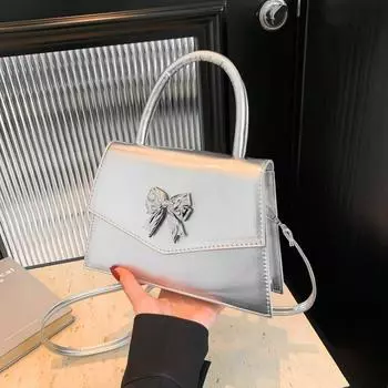 2024 spring fashionable retro beautiful shoulder bag simple casual small square bag women this year popular handbag women чёрный