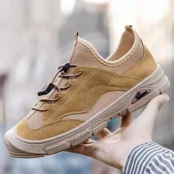 2024 Spring Lightweight Soft Sole One Step Comfort Mountaineering Sports Shoes Casual Shoes for Boys 39 чёрный