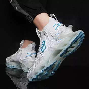 2024 spring live broadcast flying woven breathable Guochao sports blade sole casual running shoes China red outdoor large size shoes 38 красный
