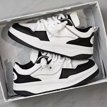 2024 spring live broadcast high-quality leather waterproof niche board shoes low-top niche breathable outdoor Hong Kong style men s shoes 39