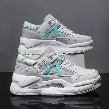 2024 Spring Men Women Couples Casual Students Fashion Shoes White Heightening All-match Trend Sports Shoes Mens Designer Shoes 36 бежевый