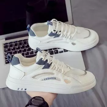 2024 spring new breathable little white tide shoes trendy mesh mesh shoes men s shoes versatile casual sports board shoes thin 39