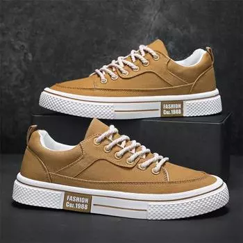 2024 spring new canvas shoes men s Korean version trend low-top youth breathable leisure sports student versatile tide 39 чёрный