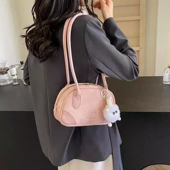 Весна 2024, новая женская сумка большой вместительности, роскошного и компактного дизайна, простая и легкая женская сумка на одно плечо с наклонной перекладиной для мобильного телефона