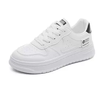 2024 spring new little white shoes women s shoes student breathable versatile sports casual dad shoes board shoes 35