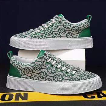 2024 spring new low-top Chinese red platform sports board shoes ins niche Hong Kong style casual student shoes men s shoes 39 хаки