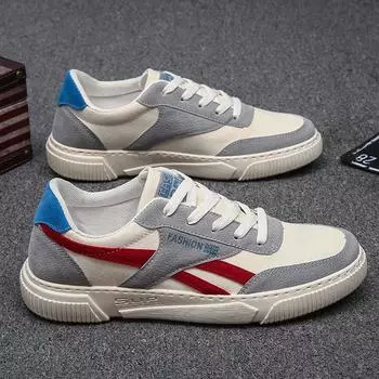 2024 Spring New Men s Cloth Shoes Korean Edition Trend Sports and Leisure Student Canvas Shoes Boys Board Shoes Men s Shoes 39