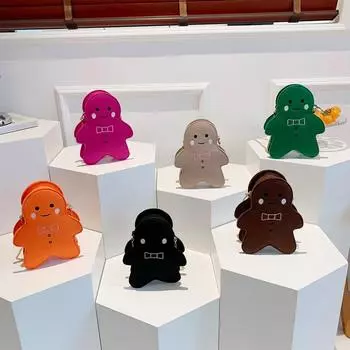 2024 spring new versatile messenger bag women s trend niche design cute chain shoulder bag чёрный