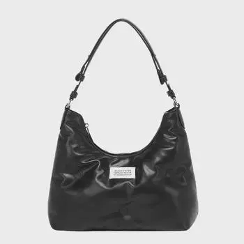 2024 Spring/Summer Crescent Chain Cloud Handbag: Niche Design, Versatile One-Shoulder Bag грязно-белый