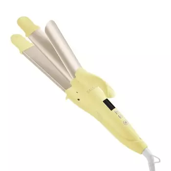 2024 Spring/Summer Limited SALONIA 2WAY Hair Iron 32mm [Celebrate Yellow] Straight Curl Iron Iron SL-002ACY