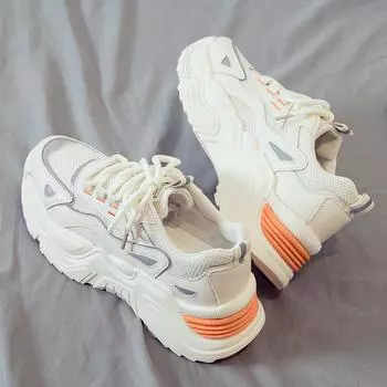 2024 Spring Trendy Casual Men s White Mesh Sneakers | Height-enhancing & Breathable 43