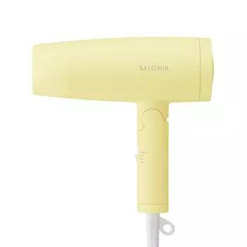 [2024 SpringSummer Limited] SALONIA Speedy Ion Dryer [Celebrate Yellow] Фен с большим объемом воздуха, быстрая сушка, легкий, с отрицательными ионами SL-013CY