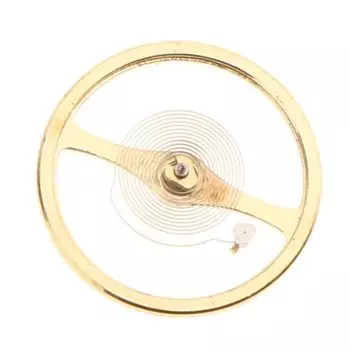 2024 Стальные Части Часов Балансовое Колесо с Совместимой Волосковой Пружиной для Замены Частей Часов 46941 46943 Части