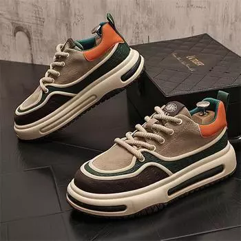 2024 Streetwear Hip Hop Sneakers Men Original Sports Skateboard Shoes Men Fashion Low Top Men Casual Sneakers Shoes Platform Shoes 38 чёрный
