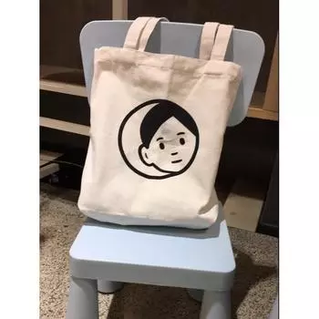 2024 Сумка-сатчел King s Store из канваса Thinking White Bag