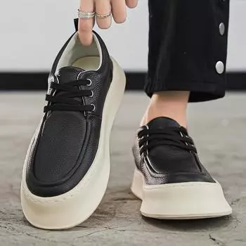 2024 summer and autumn models high-quality live broadcast leather surface breathable low-top men s shoes ultra-light foot loafers one-pedal shoes men 39 бежевый