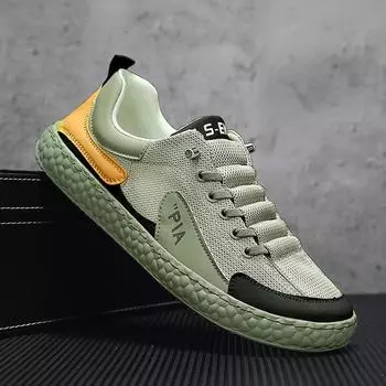 2024 summer high-quality live broadcast mesh breathable popcorn men s shoes ultra-light foot loafers one-pedal men s shoes 39