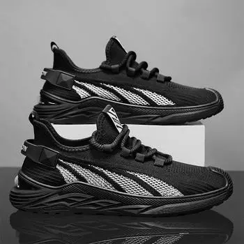 2024 summer live broadcast breathable sports running outdoor upper trendy men s shoes flying woven coconut shoes trendy sports men s shoes 39
