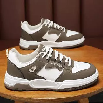 2024 summer men s shoes new breathable shoes men s trend versatile little white shoes platform sports shoes casual board shoes men 39