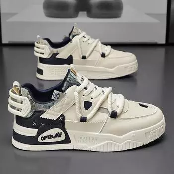 2024 summer men s shoes new breathable little white shoes men s trend versatile platform sports casual shoes board shoes trendy shoes 39