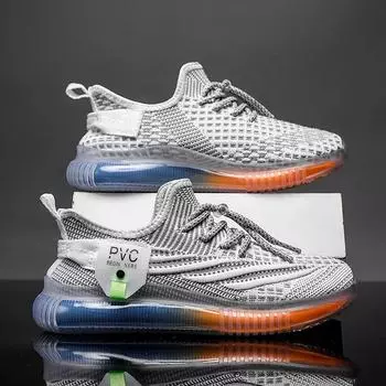 2024 summer new fashion trend non-slip boys outdoor play sports shoes comfortable breathable height increase versatile shoes 31 джинсовый синий
