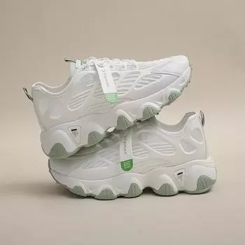 2024 Summer New Hollow Out Sneakers Women Fashion Mesh Breathable Thick Sole Casual Running Shoes for Women Zapatos De Mujer 35 серый