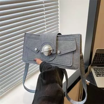 2024 summer new Korean version fashionable and foreign commuter bag personalized large capacity underarm shoulder crossbody women s bag чёрный