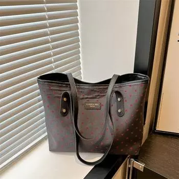 2024 summer new large-capacity daily commuter handbag fashion shoulder bag simple fashion commuter tote bag