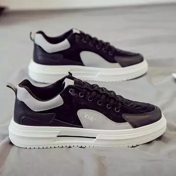 2024 summer new little white tide shoes dad men s shoes versatile casual sports board shoes leather shoes Internet celebrity explosion 39